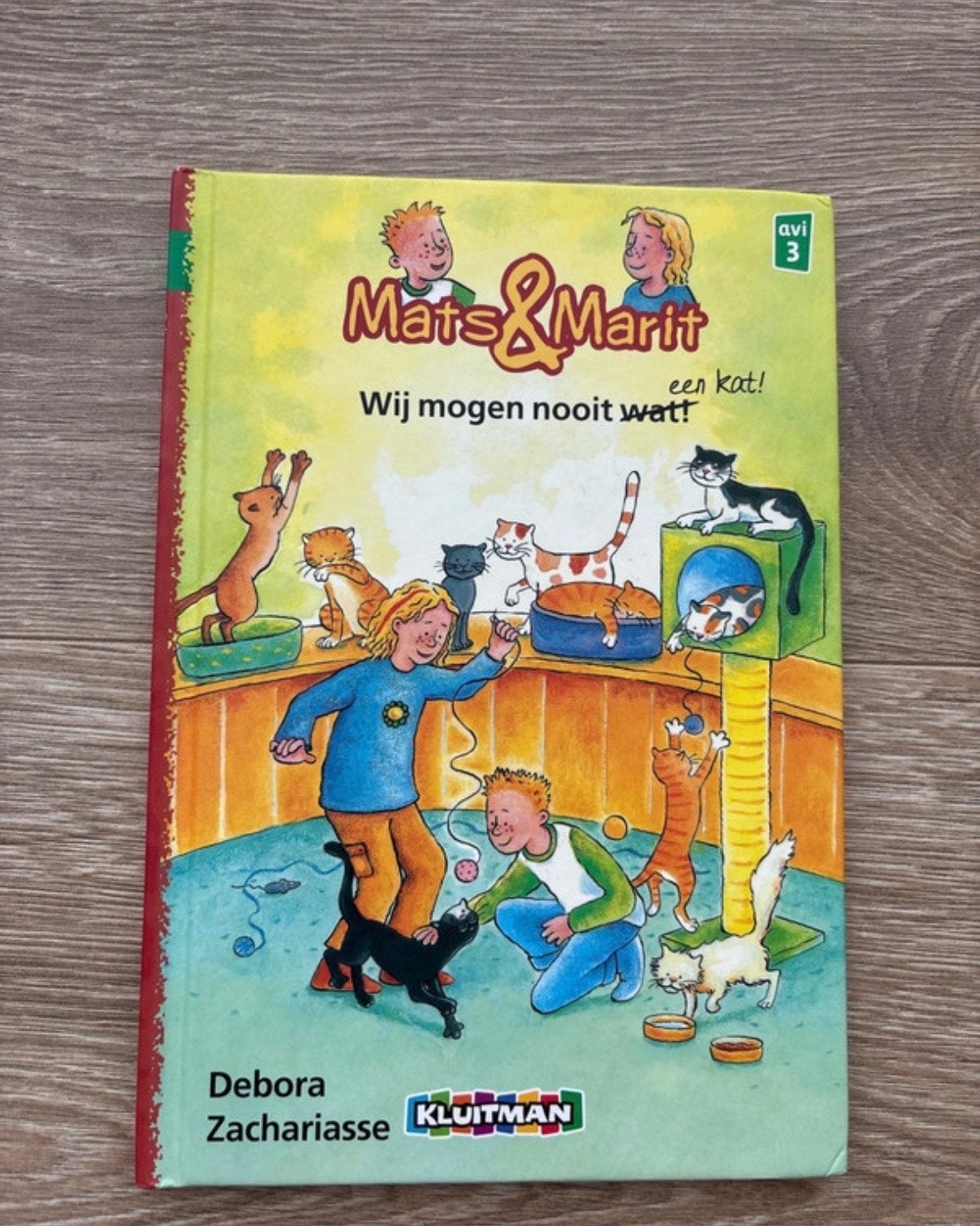 Mats & Marit - Wij mogen nooit een kat - AVI3 Kluitman, Boeken, Ophalen of Verzenden, Gelezen, Fictie algemeen