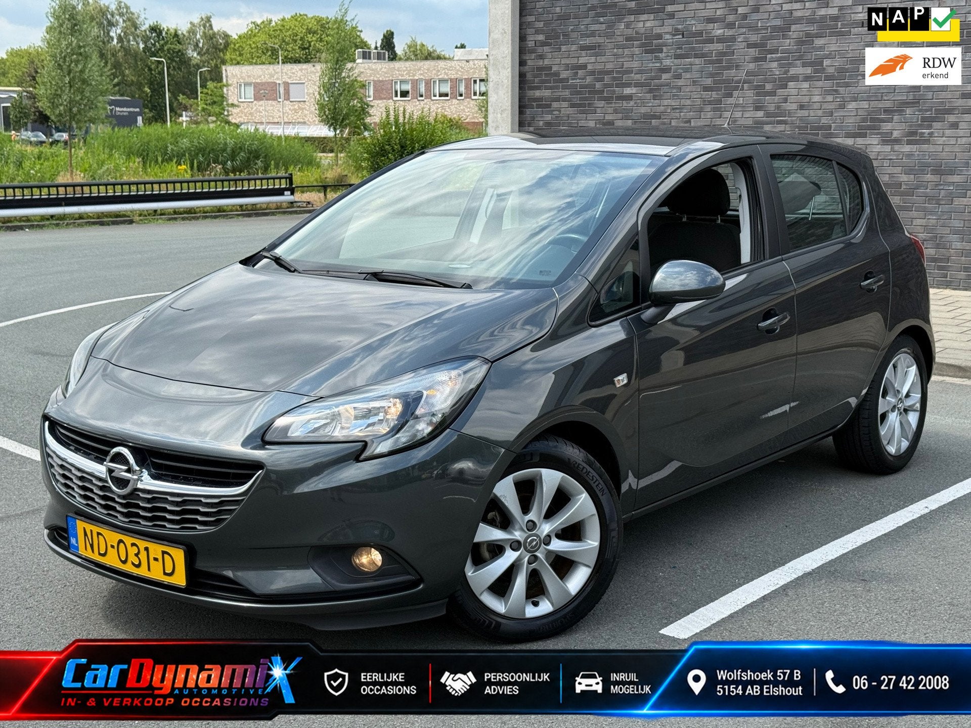 Opel Corsa 1.4 Edition |2e Eig|Vol Onderh|Stoel- & Stuurvw, Voorwielaandrijving, 1063 kg, 4 cilinders, 49 €/maand