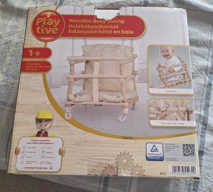 Houten babyschommel van Play Tive, Ophalen, Nieuw, Overige typen