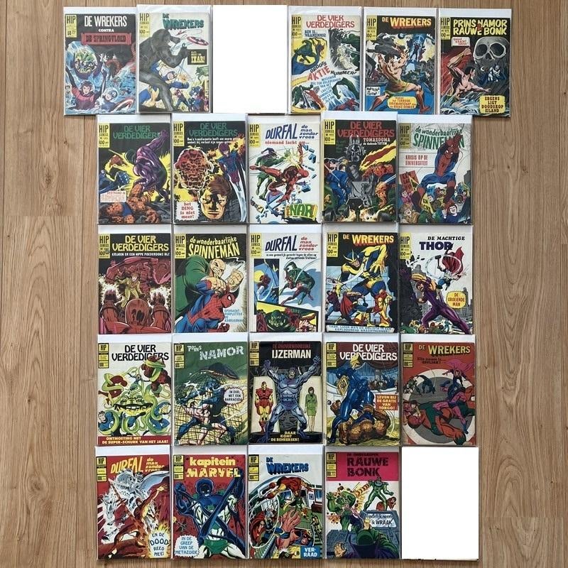 Hip Comics, Spinneman, Durfal, Vier Verdedigers Classics, Boeken, Strips | Comics, Gelezen, Meerdere comics, Europa, Ophalen of Verzenden