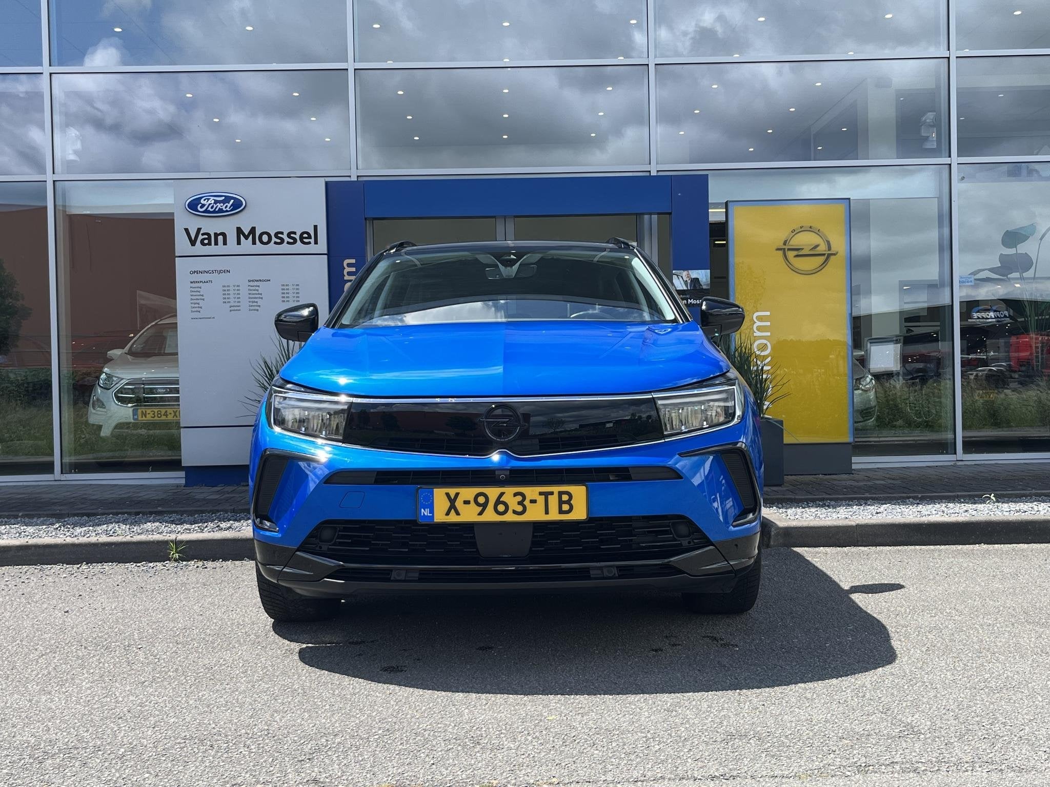 Opel Grandland 1.6 Turbo Plug-In Hybrid GS | Climate Control, Auto's, Opel, 12 maanden, Euro 6, 4 cilinders, Blauw