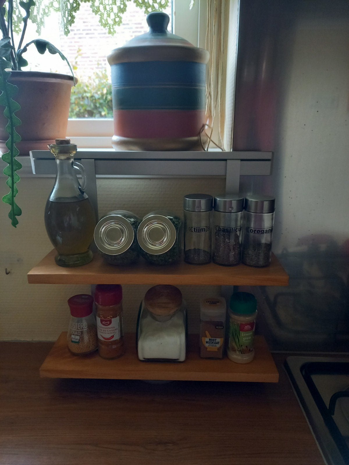 Kruidenrek, Gebruikt, Hout, IKEA, Ophalen of Verzenden