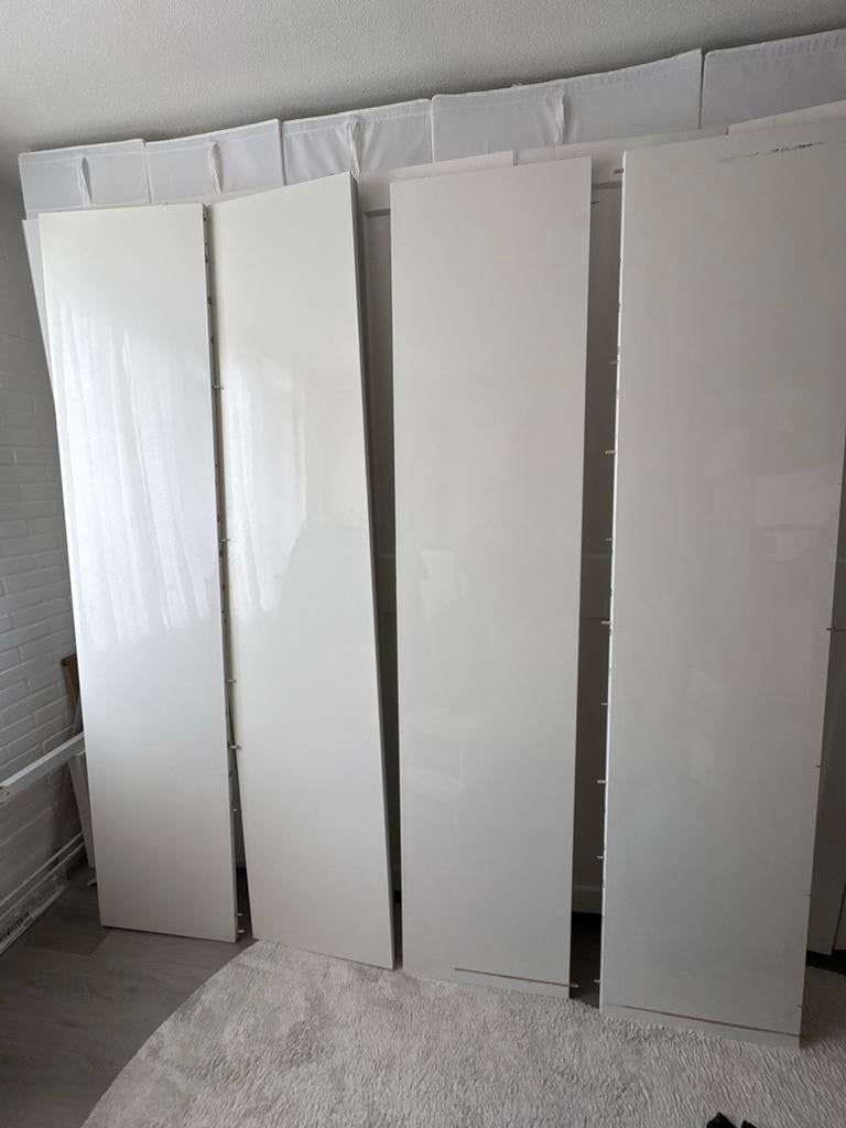 IKEA Pax schuifdeuren (4 stuks) -  wit, Ophalen, Overige materialen, 200 cm of meer, Zo goed als nieuw