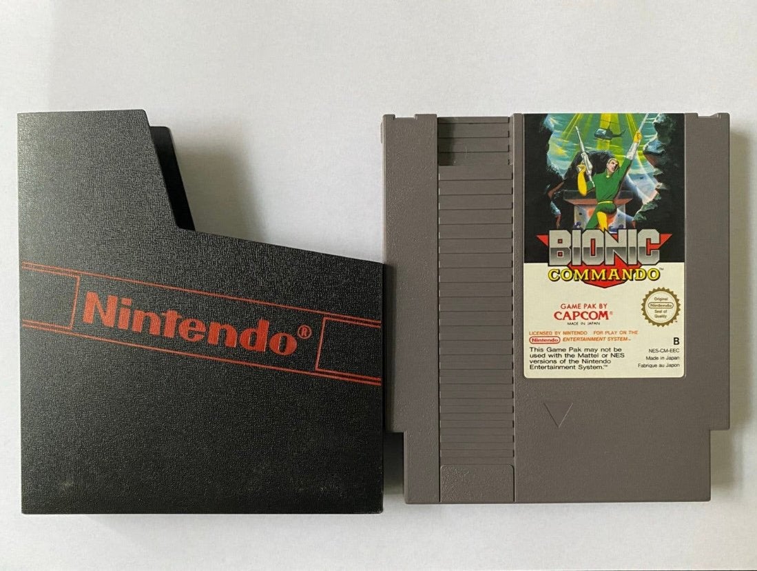 Bionic commando NES met hoes, Avontuur en Actie, 1 speler, Ophalen of Verzenden, Zo goed als nieuw