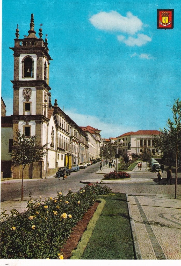 Portugal vila real, se catedral e avenida carvalho araujo, Verzamelen, Verzenden, 1960 tot 1980, Ongelopen, Overig Europa
