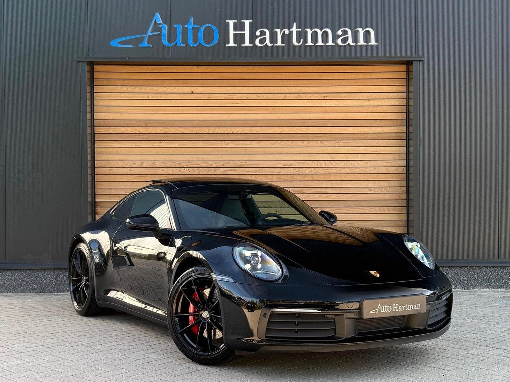 Porsche 911 992 3.0 Carrera 4S Sport-Chrono|SCHUIFDAK|SPORTU, Auto's, Porsche, Automaat, Gebruikt, 4 stoelen, Zwart