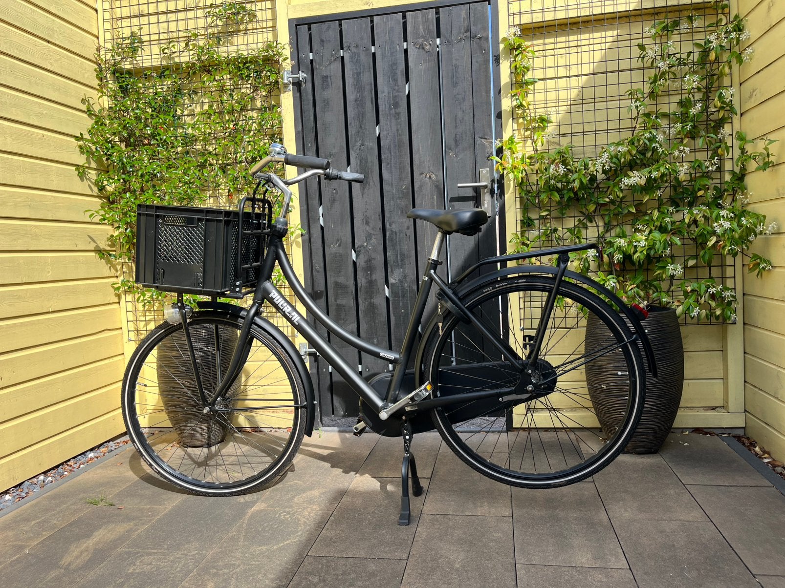 Dames-/meisjesfiets Gazelle puur nl, mat zwart D54., Fietsen en Brommers, Fietsen | Dames | Damesfietsen, Ophalen, Terugtraprem