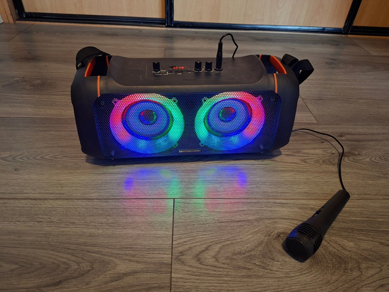 Party Speaker RS-500 20W, Ophalen of Verzenden, Zo goed als nieuw, Complete set