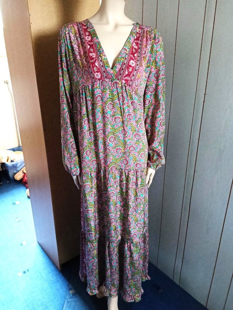 Gold&Silver maxi dress maat 38, Kleding | Dames, Maat 38/40 (M), Ophalen of Verzenden, Zo goed als nieuw, Gold & silver