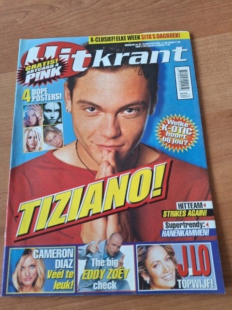 Hitkrant 2002 Tiziano Aaliyah Pink Rammstein Eminem Avril, Verzenden, Gelezen, Muziek, Film of Tv