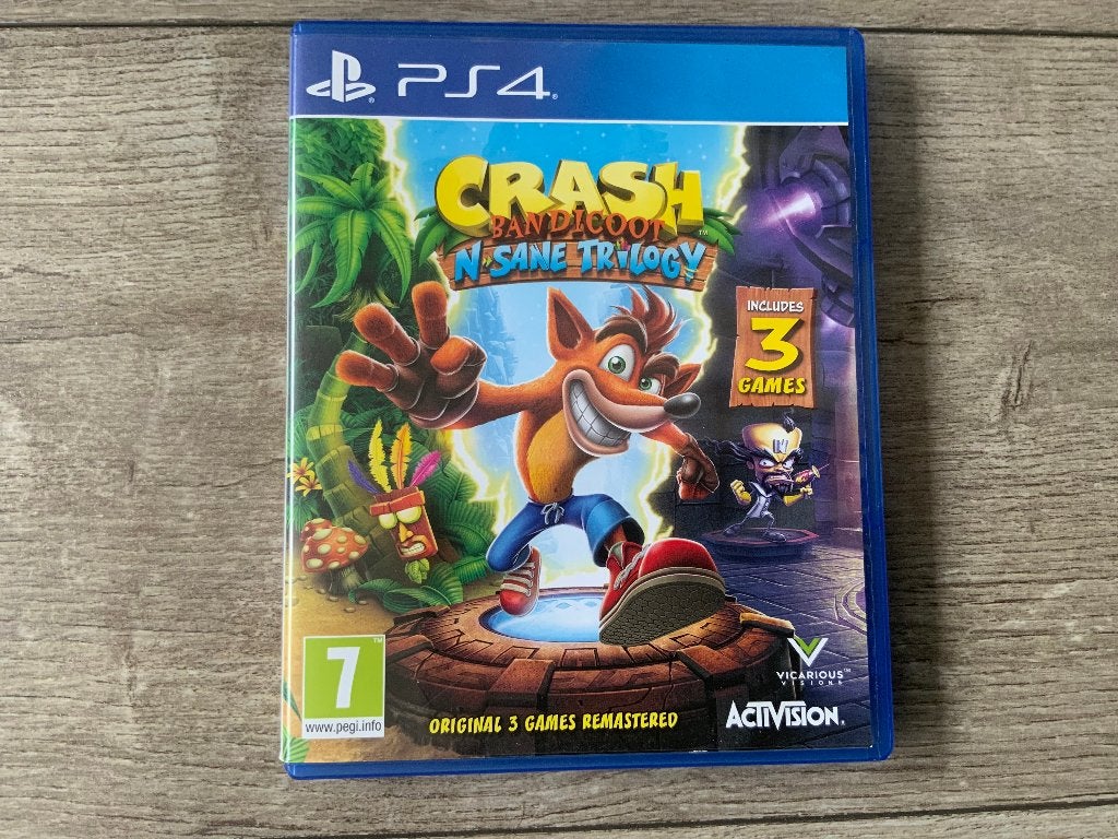 Playstation 4 - Crash Bandicoot 'n Sane Trilogy PS4, Spelcomputers en Games, Avontuur en Actie, 1 speler, Ophalen of Verzenden