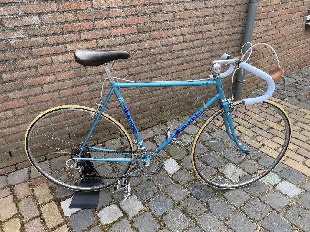 Vintage Bianchi 1982 racefiets, Minder dan 10 versnellingen, Gebruikt, 26 inch, Staal