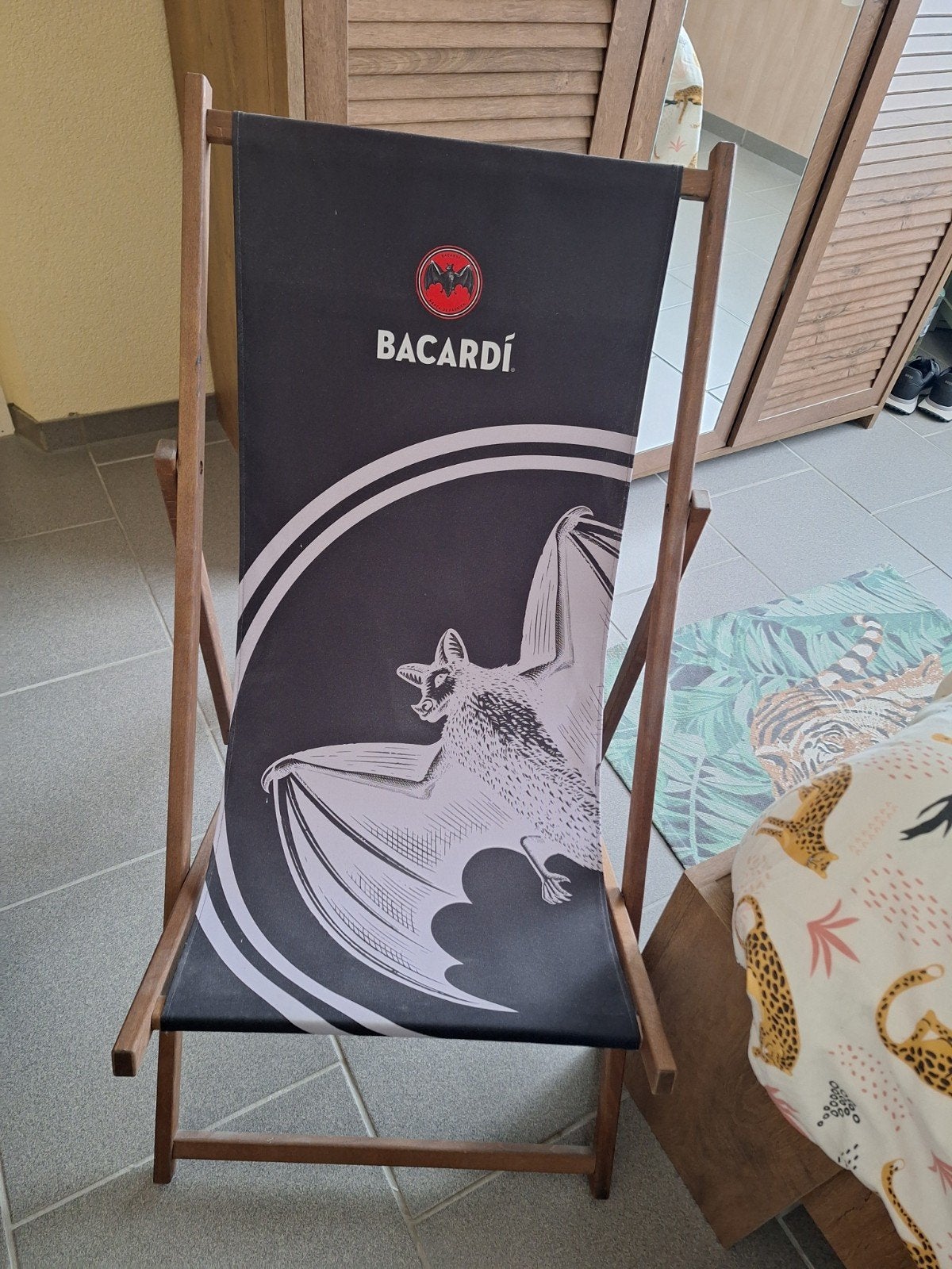 bacardi strandstoel, Ophalen