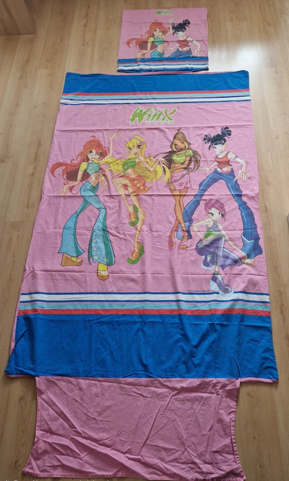 winx club dekbedovertrek dekbed overtrek vintage retro, Kinderen en Baby's, Kinderkamer | Beddengoed, Ophalen of Verzenden, Zo goed als nieuw