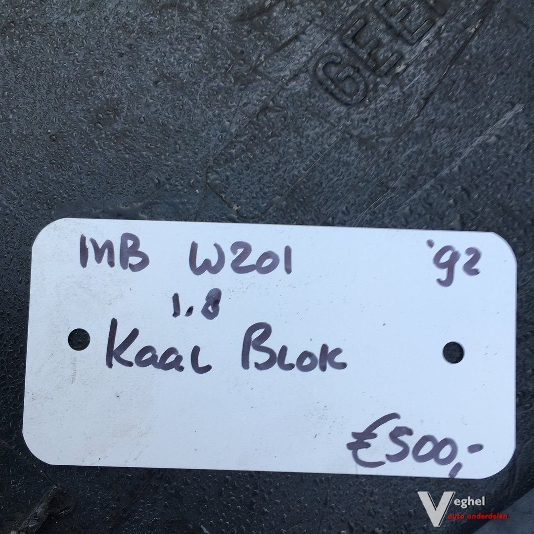 Mercedes W201  1.8  1992  Kaal Motorblok, Auto-onderdelen, Motor en Toebehoren, Gebruikt, Ophalen