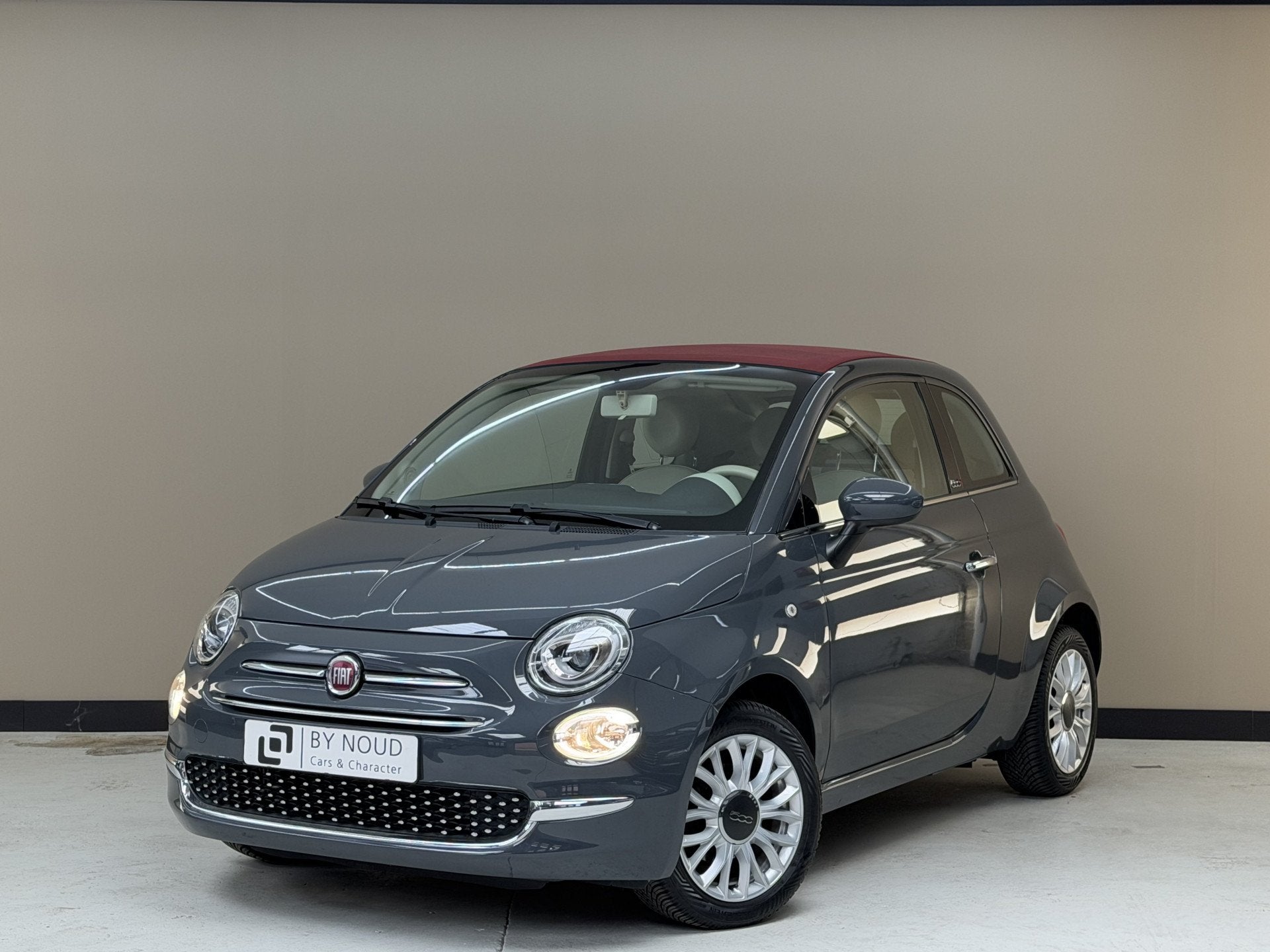 Fiat 500C 0.9 TwinAir Turbo Lounge, 81Pk, 2017 Origineel Ned, Stof, Gebruikt, Cabriolet, Origineel Nederlands