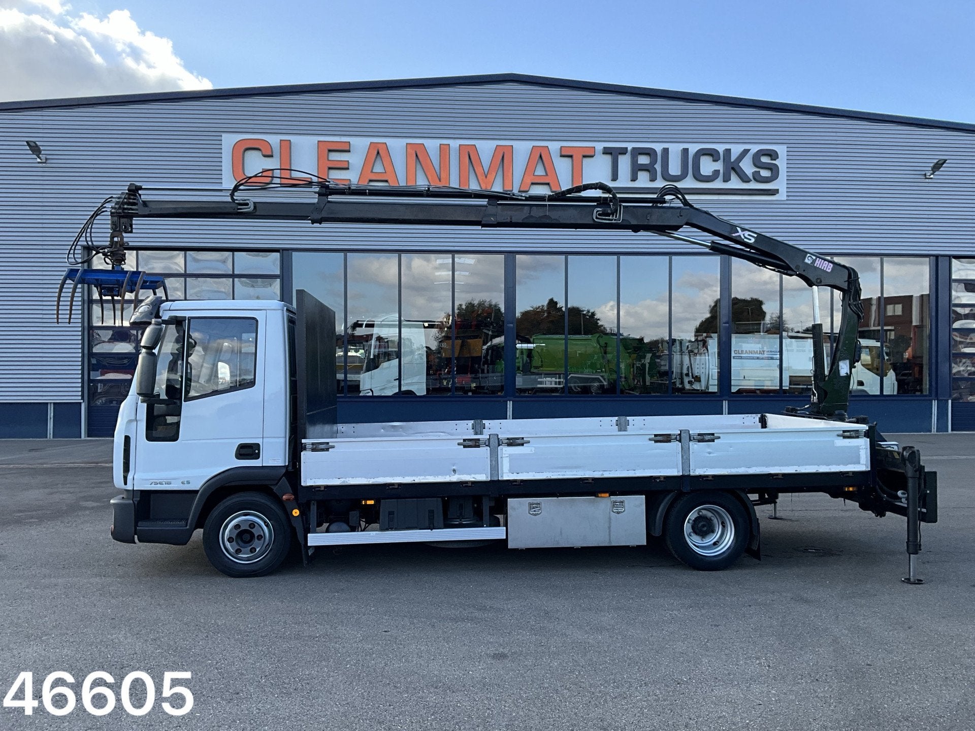 Iveco Eurocargo ML75E18 Hiab 6 Tonmeter laadkraan Just 139.4, Auto's, Euro 5, Achterwielaandrijving, Iveco, 177 pk