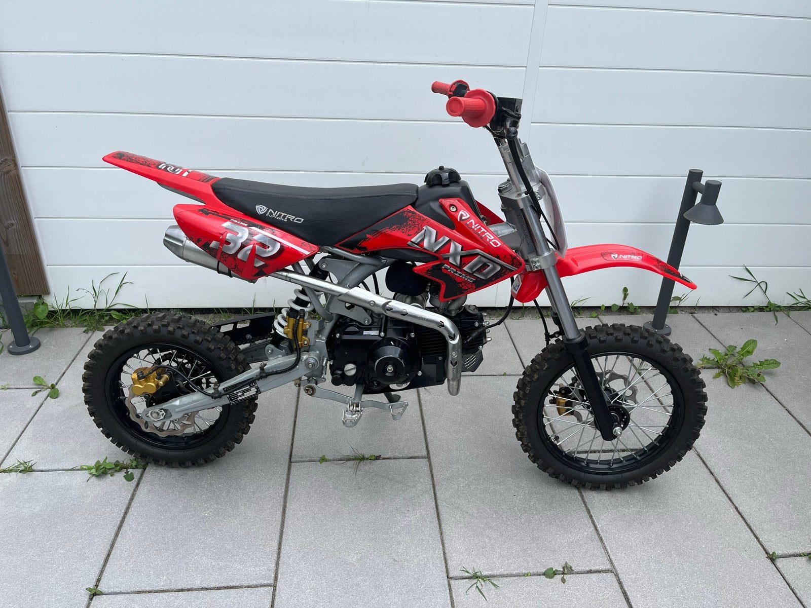 Nitro NXD Dirtbike.125cc 4 takt automaat, Ophalen, Gebruikt, 125 cc, Schijfrem