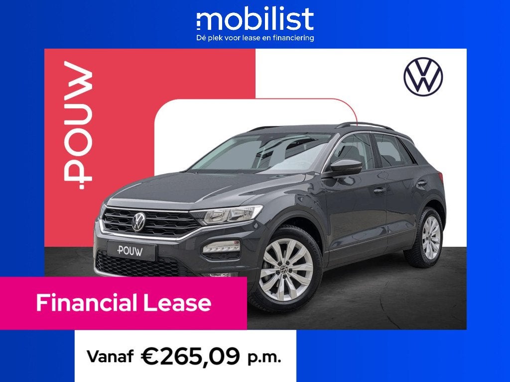 Volkswagen T-Roc 1.0 TSI 110pk Style (bj 2021), Gebruikt, 1197 kg, Bedrijf, Handgeschakeld
