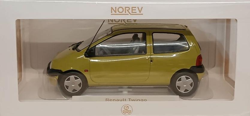 Renault Twingo 1998 Anijs Geel Schaal 1/18 NOREV ref. 185299, Verzenden, Nieuw, Auto, Overige merken