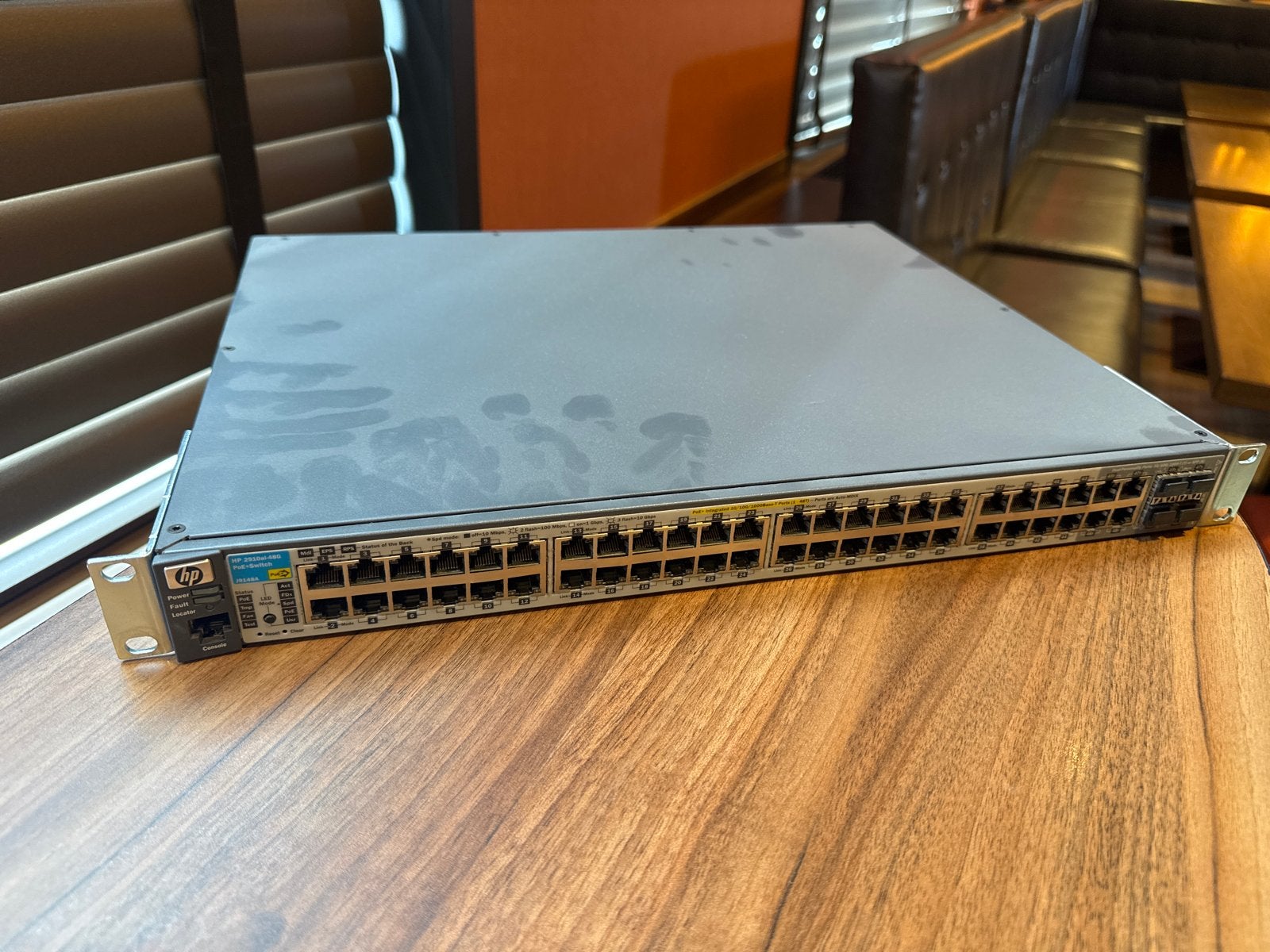 HP 2910al-48G PoE+ Switch J9148A, Ophalen of Verzenden, Gebruikt