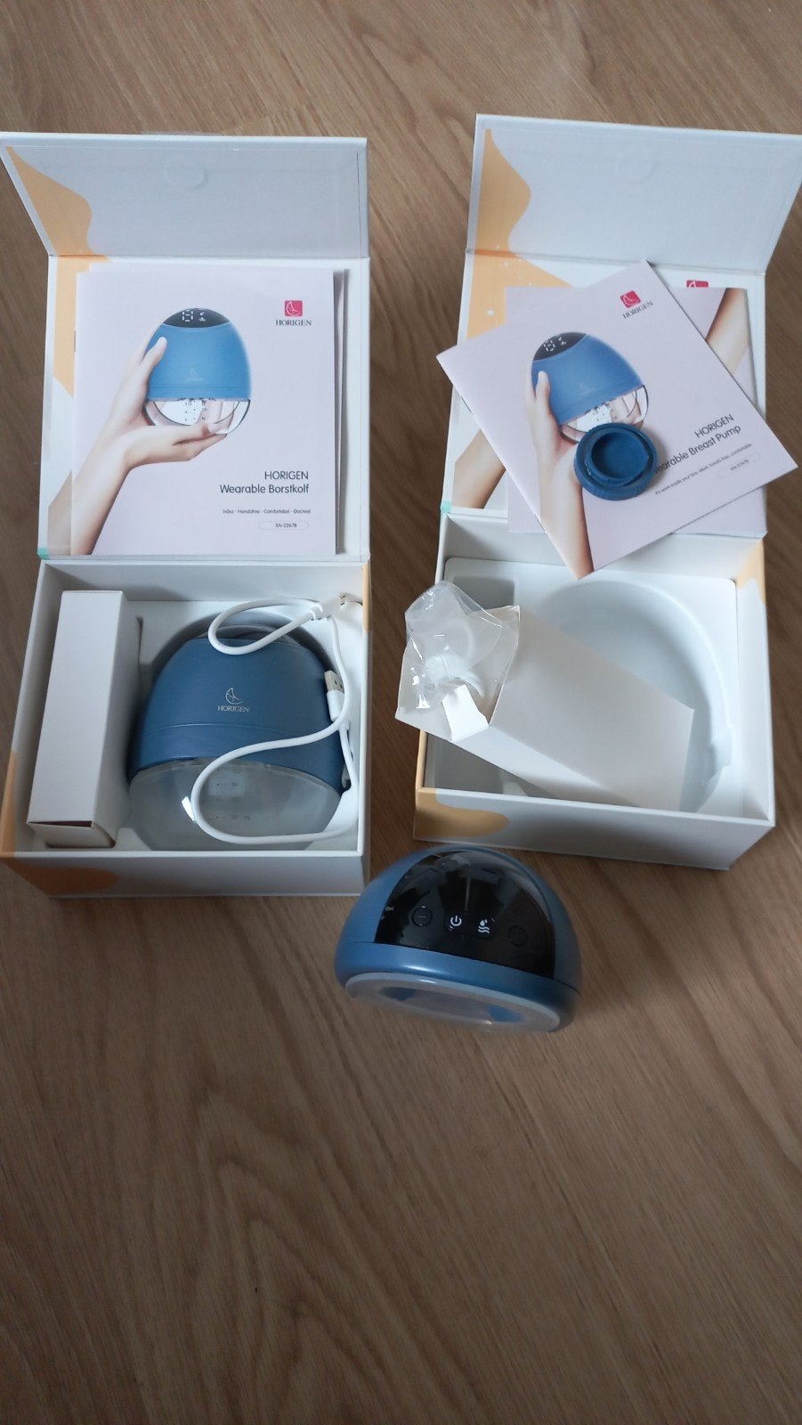 Horigen Draagbare Borstkolf - Set van 2, Ophalen of Verzenden, Zo goed als nieuw