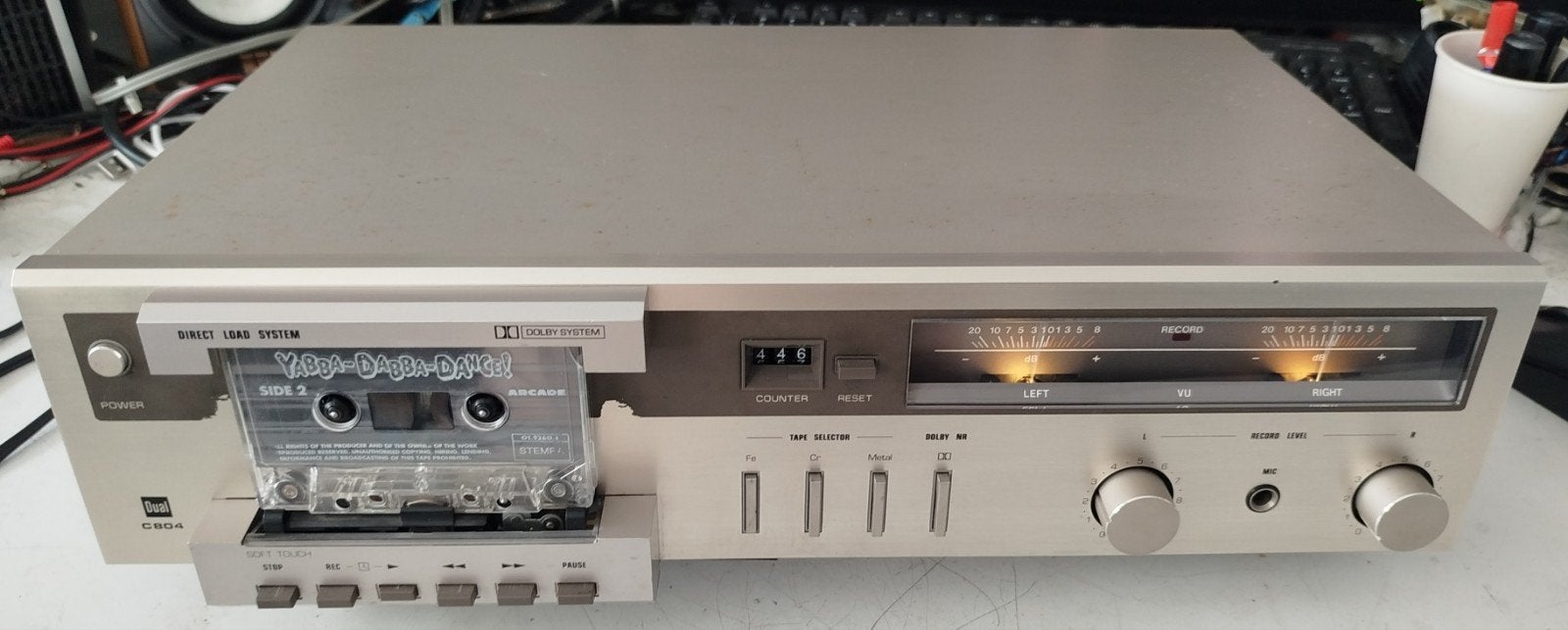 Dual C804, Audio, Tv en Foto, Cassettedecks, Ophalen of Verzenden, Overige merken