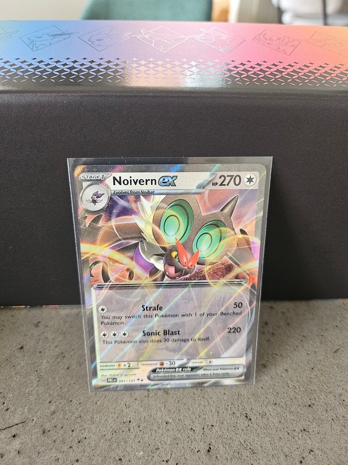 Noivern ex Pokémon kaart (PRE 091/131), Ophalen of Verzenden, Zo goed als nieuw, Losse kaart