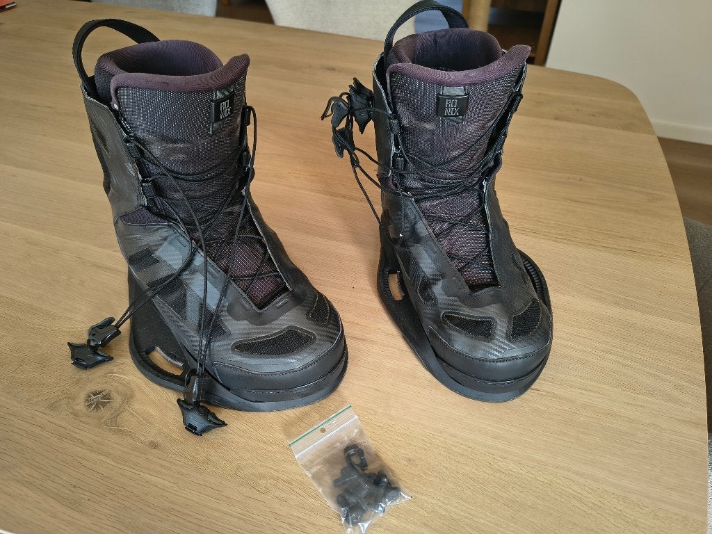 Ronix Parks Wakeboard boots maat 12, Watersport en Boten, Ophalen of Verzenden, Gebruikt, Schoenen