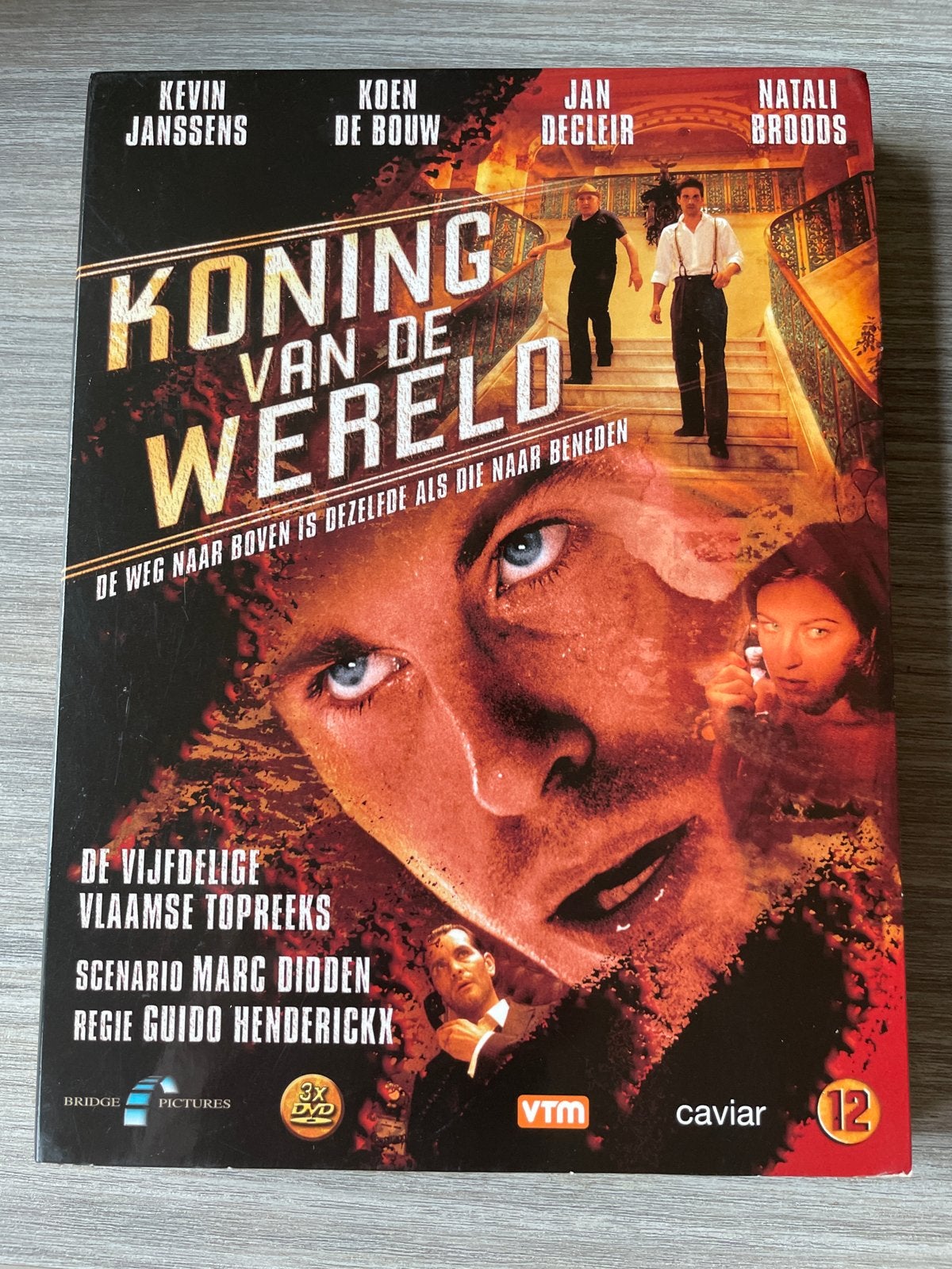 Koning van de Wereld - De Vijfdelige Vlaamse Topreeks (3x DV, Nederlands, Drama, Zo goed als nieuw, Vanaf 12 jaar