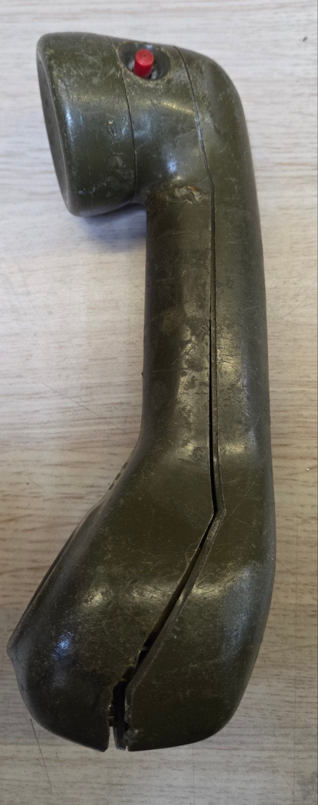 Vintage STC Stanofone draagbare telefoon - Militair groen, Ophalen of Verzenden, Gebruikt