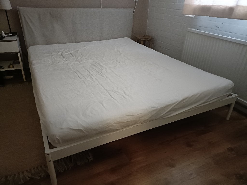 IKEA Kleppstad bed 200x160, Ophalen, Tweepersoons, Zo goed als nieuw, 200 cm