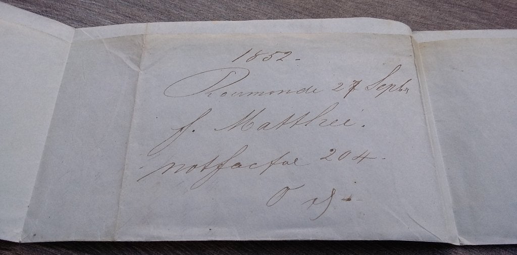 Jaar 1852 Oude Papieren Brief Factuur Roermond Amsterdam, Ophalen of Verzenden