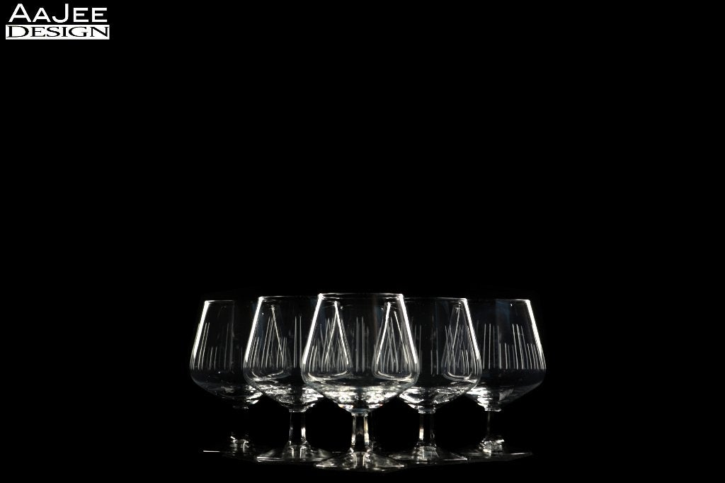 6 X Royal Leerdam – Atlanta – Cognacglas klein – A.D. Copier, Verzamelen, Ophalen of Verzenden, Gebruikt, Overige typen