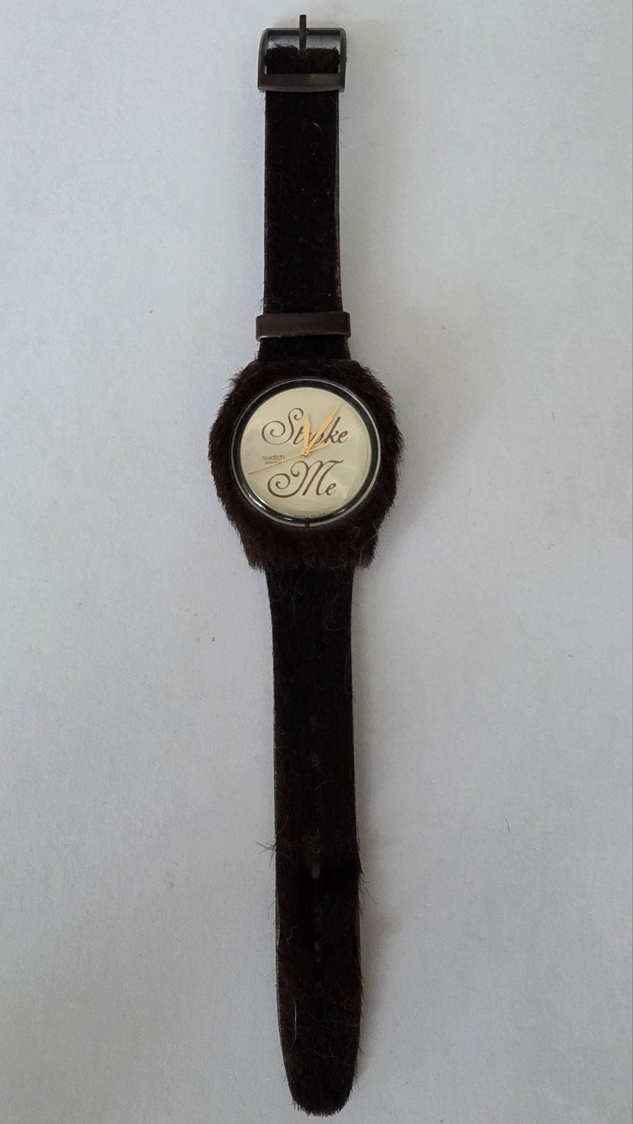 Swatch Gent "Hairy Harry" (GX129)de Swatch Gent "Hairy Harry, Kunststof, Gebruikt, Polshorloge, Ophalen of Verzenden