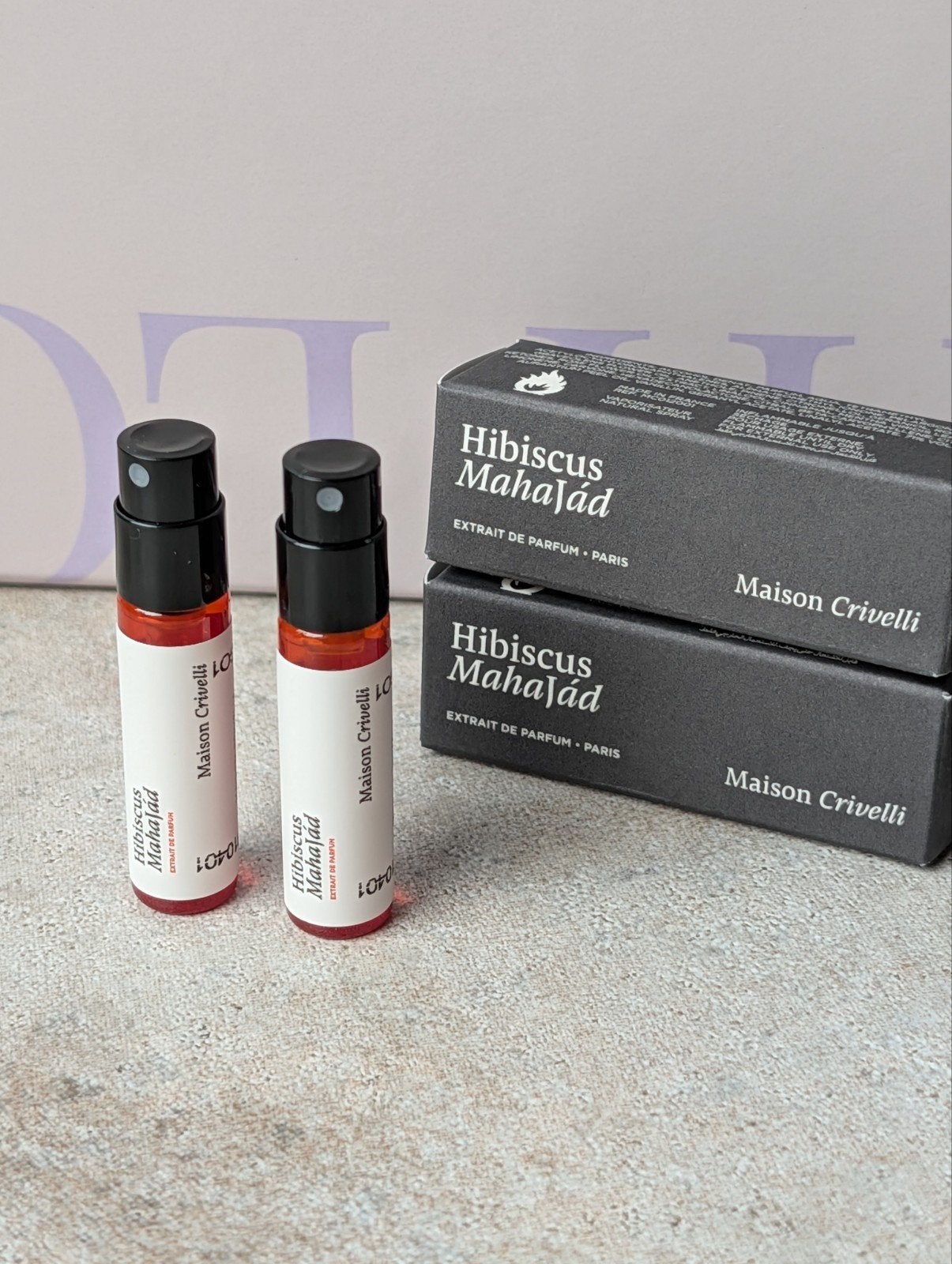 Maison Crivelli Hibiscus Mahajád parfum 2x 1.5ml, Ophalen of Verzenden, Nieuw