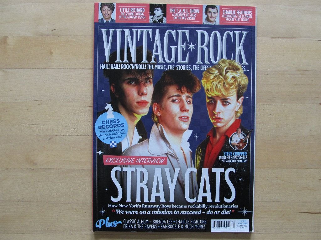 Vintage Rock #71 Stray Cats Brenda Lee Steve Cropper Chess, Ophalen of Verzenden, 1980 tot heden, Buitenland, Tijdschrift