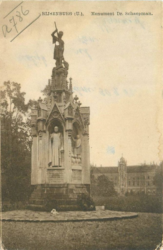 388-397-003 Driebergen-Rijsenburg Monument Dr Schaepman, Verzenden, Voor 1920, Utrecht