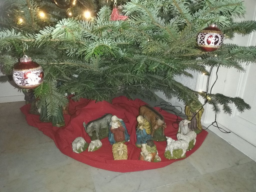 kerststal, Ophalen, Gebruikt