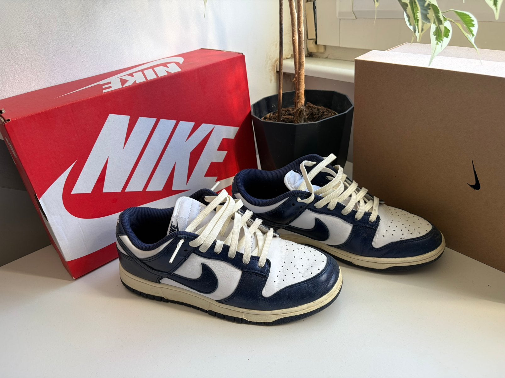 Nike Dunk Low Navy Blue 43, Kleding | Heren, Schoenen, Blauw, Ophalen of Verzenden, Sneakers of Gympen, Zo goed als nieuw