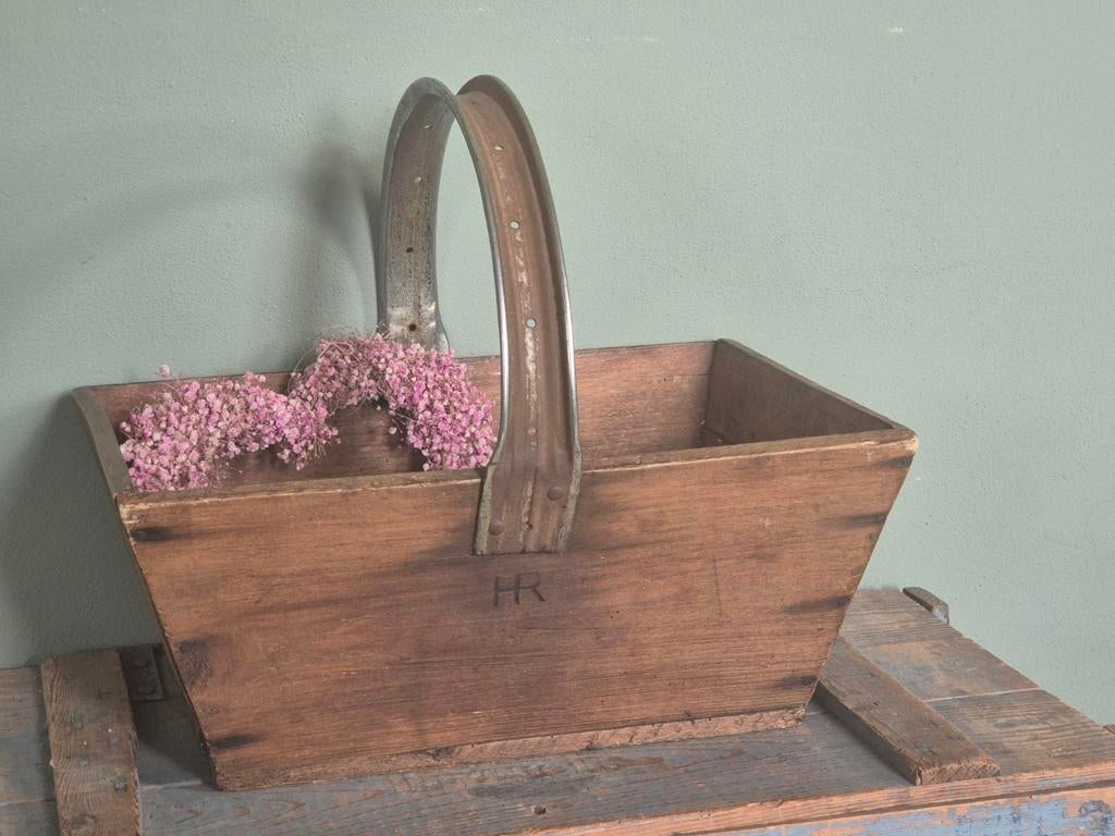 Mooie Franse plukmand met initialen, Ophalen of Verzenden