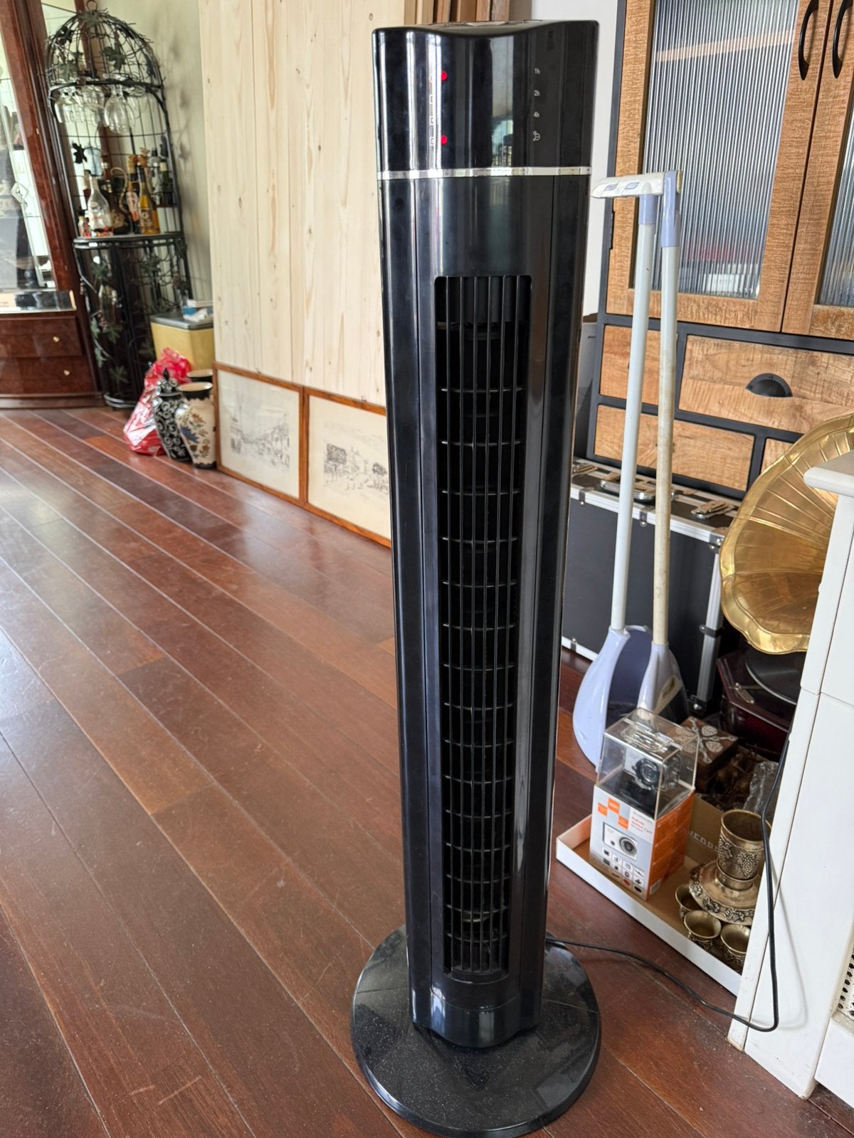 Staande ventilator met afstandsbediening, Witgoed en Apparatuur, Ventilatoren, Ophalen, Ventilator met afstandsbediening, Zo goed als nieuw