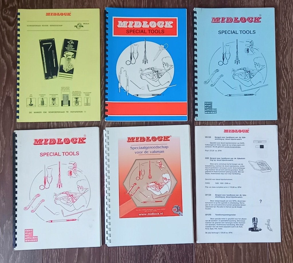 catalogussen Midlock speciaal gereedschap in 1 koop, Ophalen of Verzenden, Zo goed als nieuw