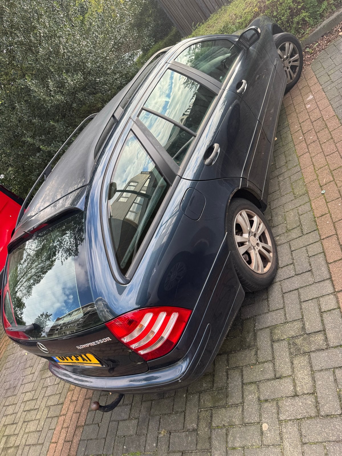 Mercedes-Benz C-Klasse 1.8 C180 Kompr Combi AUT 2004 Zwart, Automaat, Achterwielaandrijving, 1796 cc, Zwart
