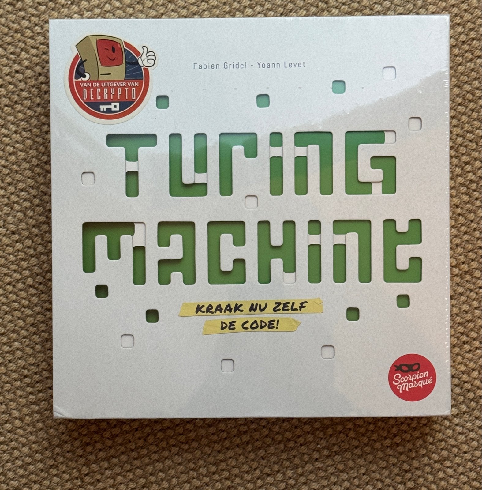 Nieuw Turing Machine: Kraak de Code - Logisch Deductiespel, Een of twee spelers, Ophalen of Verzenden, Nieuw