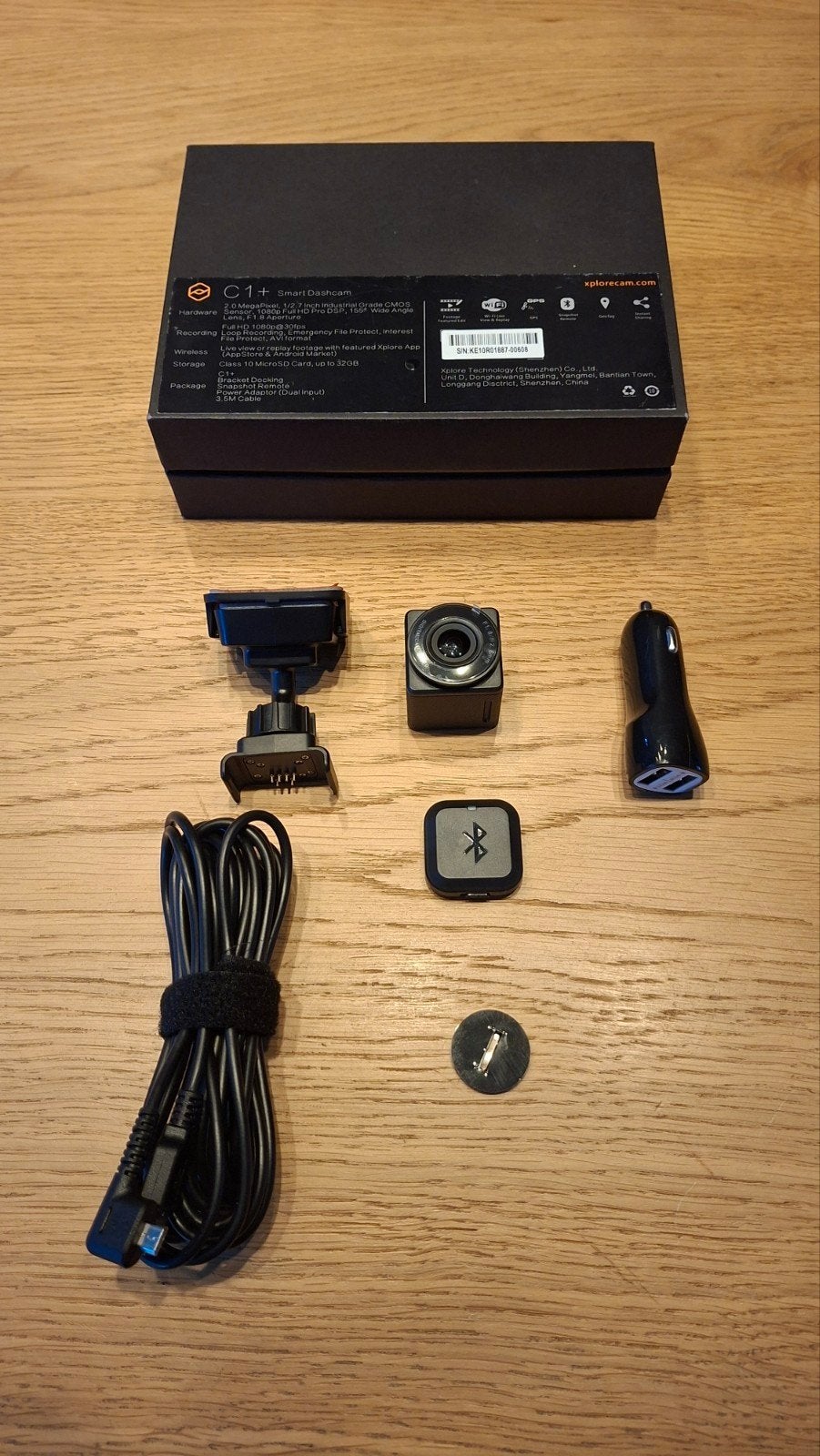 NIEUW, C1+ Smart Dashcam - Full HD 1080p met WiFi, Ophalen, Nieuw