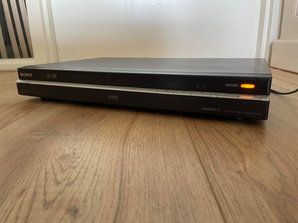 Sony DVD / Harddisk recorder RDR-HX780 met afstandsbediening, Gebruikt, Met harddisk, Dvd-recorder, Ophalen of Verzenden