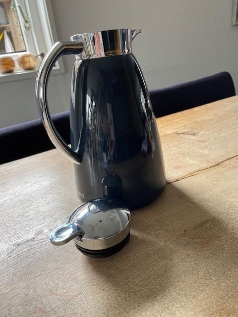 Tefal Campo thermoskan 1 liter, antraciet, Theepot/fluitketel, Gebruikt, Kunststof, Ophalen of Verzenden
