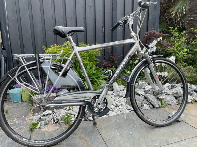 Heren tourfiets Sensa Campagna frame 59 cm, Zo goed als nieuw, 57 tot 61 cm, Meer dan 20 versnellingen, Ophalen