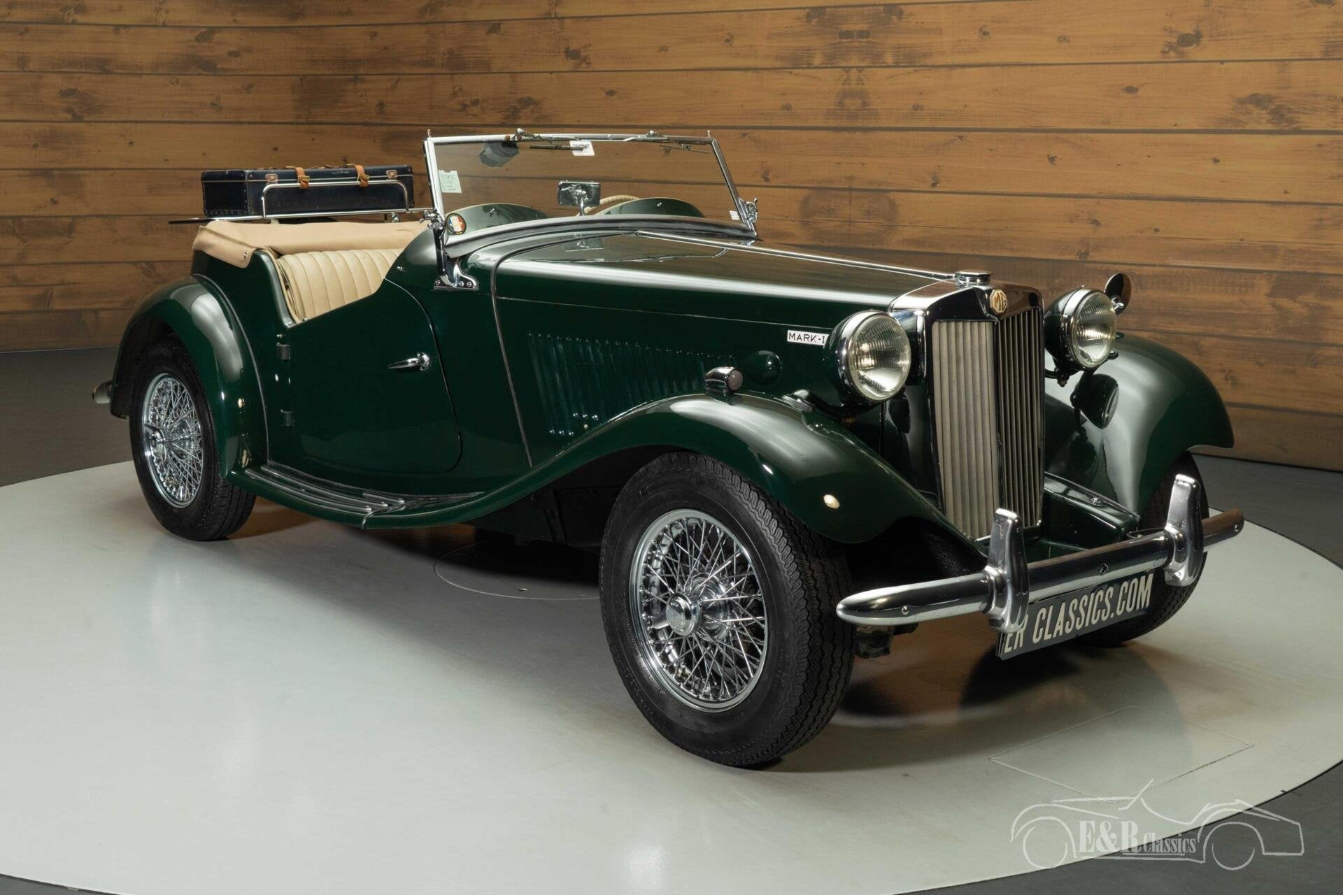 MG TD MK2 | Extensively restored | 1953, Auto's, Oldtimers, Achterwielaandrijving, 54 pk, Beige, Leder